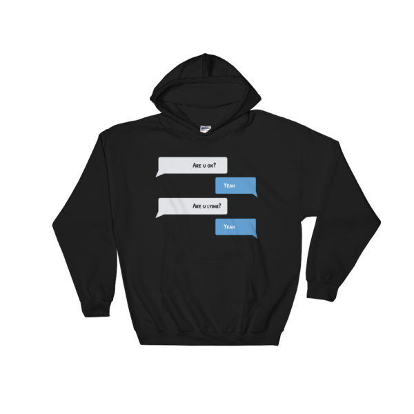 Series 1 - Mental Health | Hooded Sweatshirt | Are u ok?