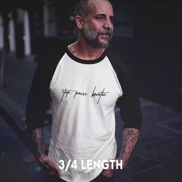 Shop mens 3/4 length tops